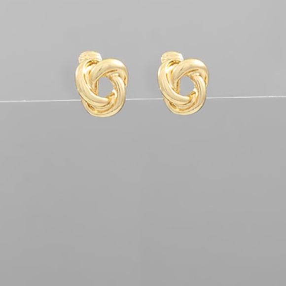 Knot Clip Earrings - Picture 1 of 1